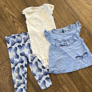 Carter’s 3-piece girls outfit - 18 months